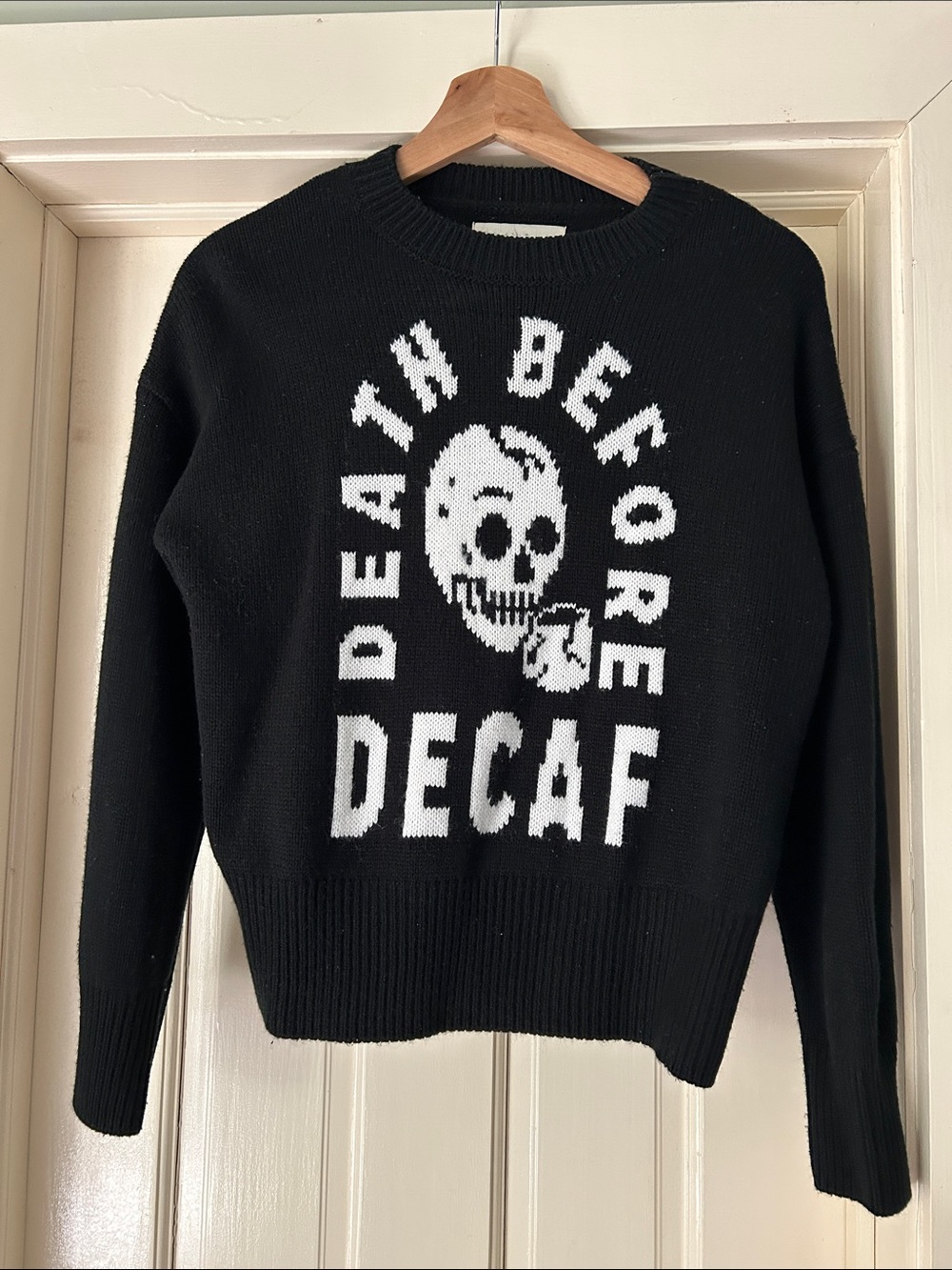 Pyknic 'Death Before Decaf' Sweater